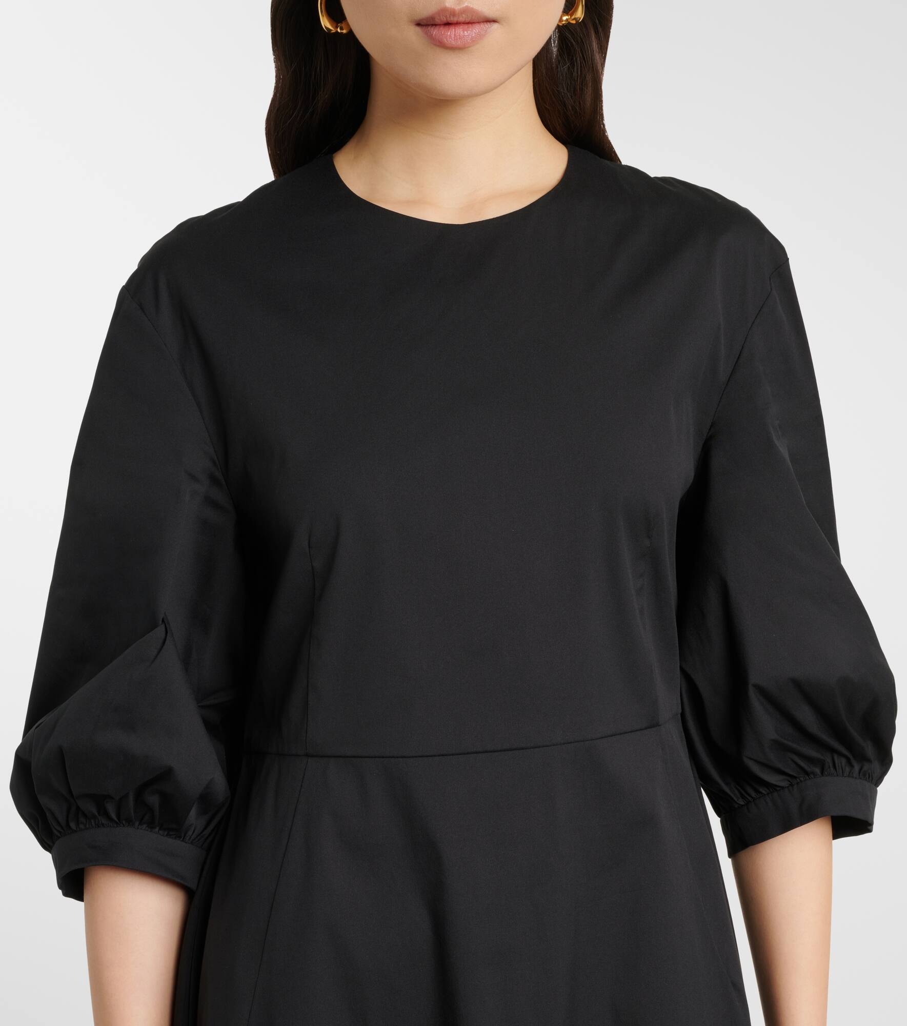 Clea cotton-blend poplin midi dress - 4
