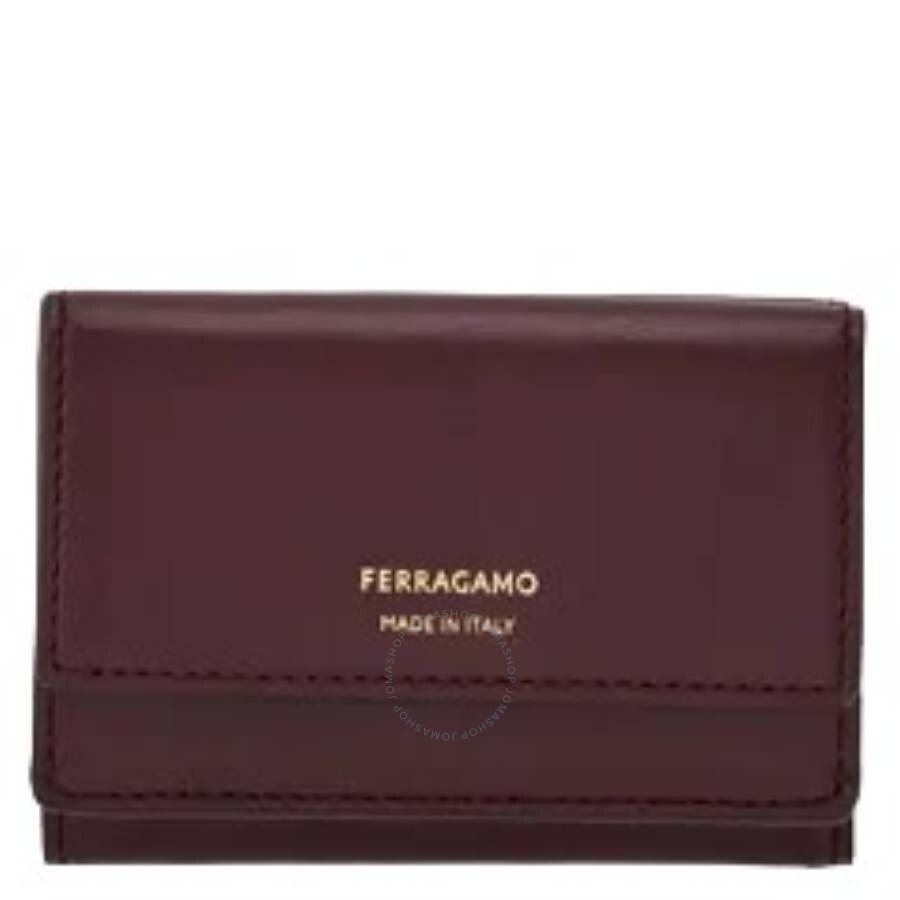 Ferragamo Tri-Fold Leather Card Holder - 1