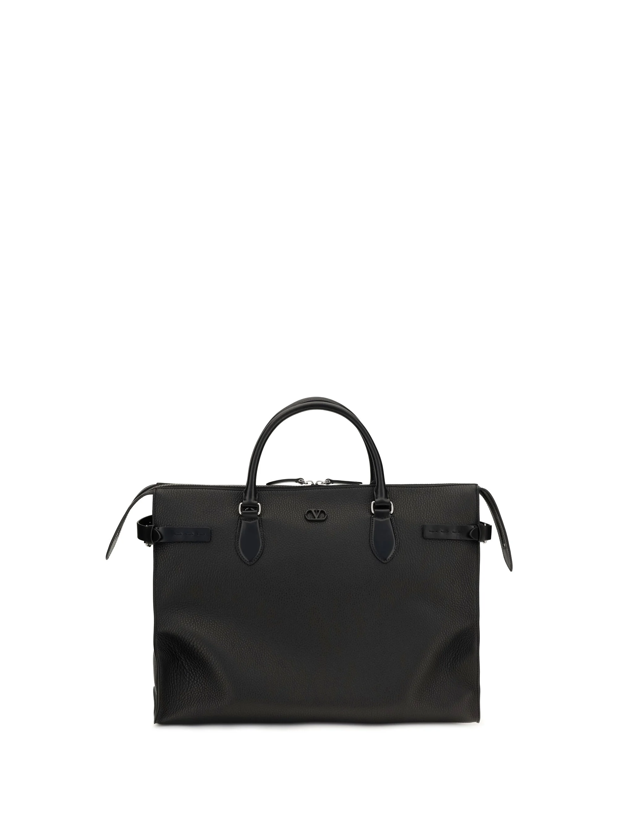 Valentino Garavani Large Antibes Top Handle Bag Nero - 1