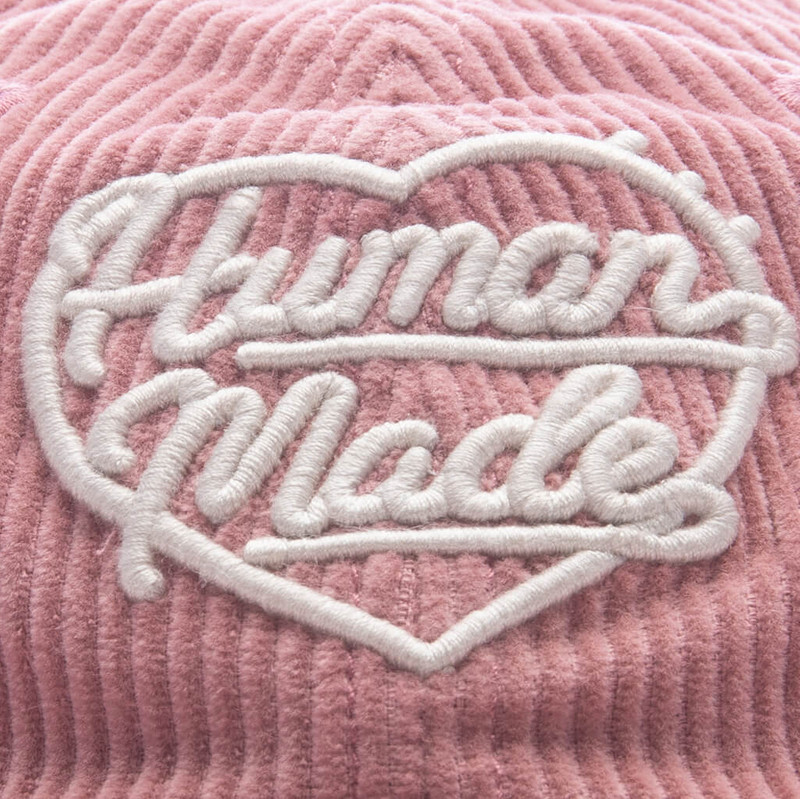 Human Made 6 PANEL CORDUROY CAP - PINK outlook
