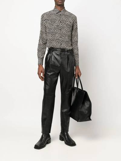 SAINT LAURENT high-rise tapered trousers outlook