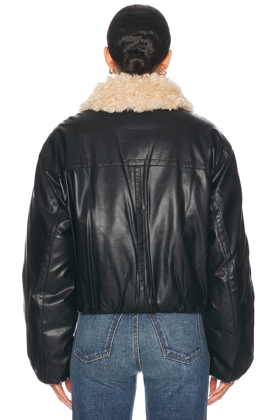 Fran Faux Leather Jacket - 4