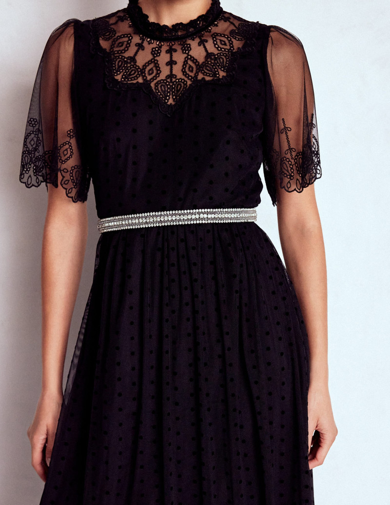 BODEN Embellished Belt-Clear Jewel outlook