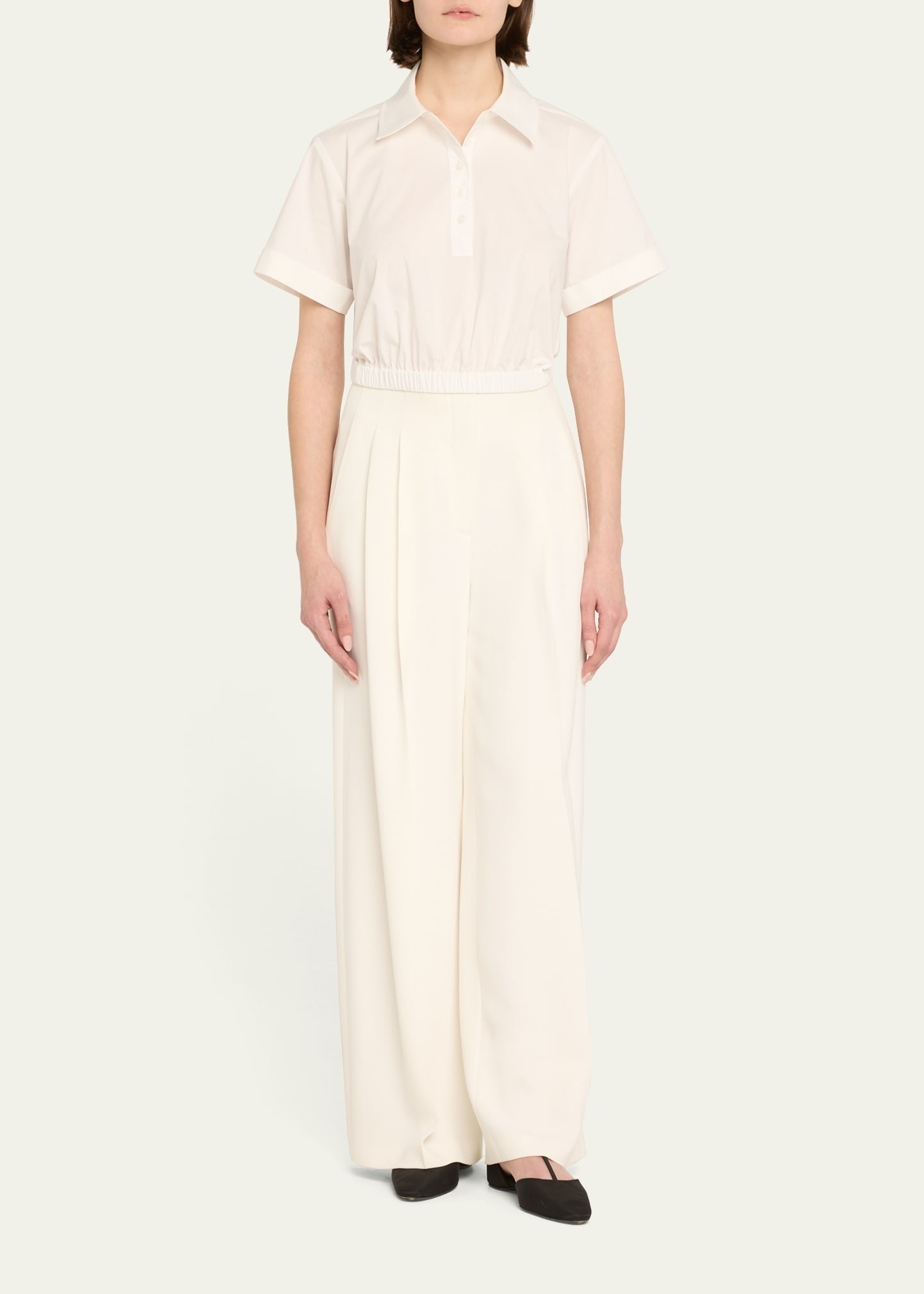 Nicky Short-Sleeve Crop Top - 2