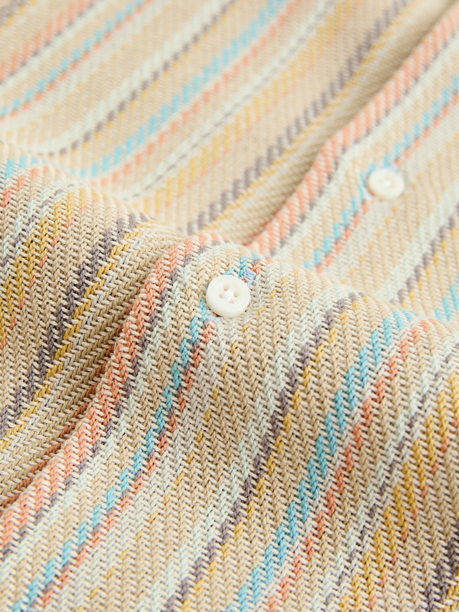 Baja Blanket Camp Shirt in Natural - 6