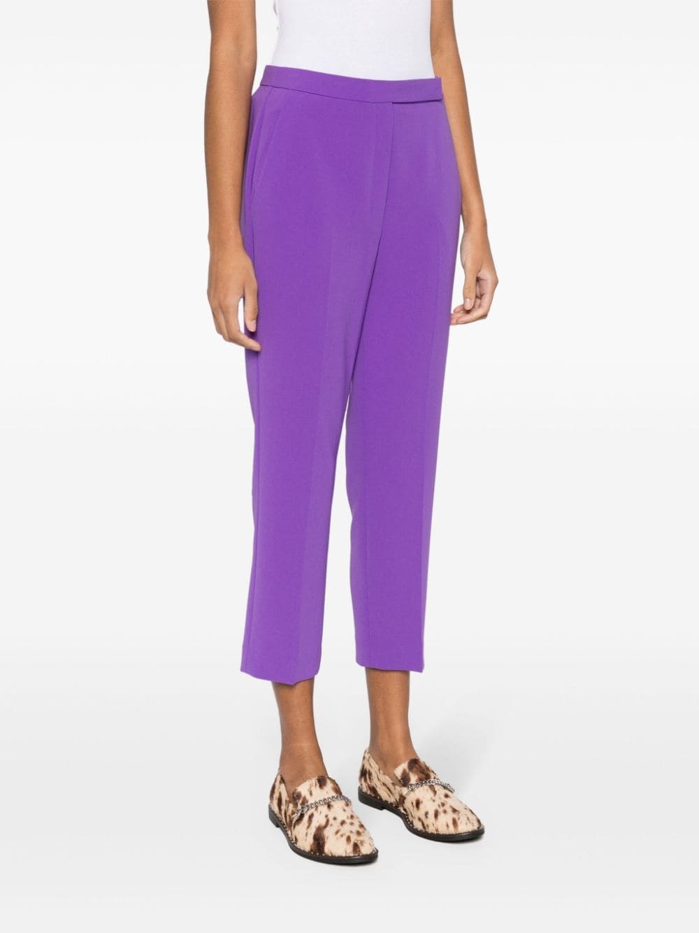 high-waist slim-fit trousers - 3