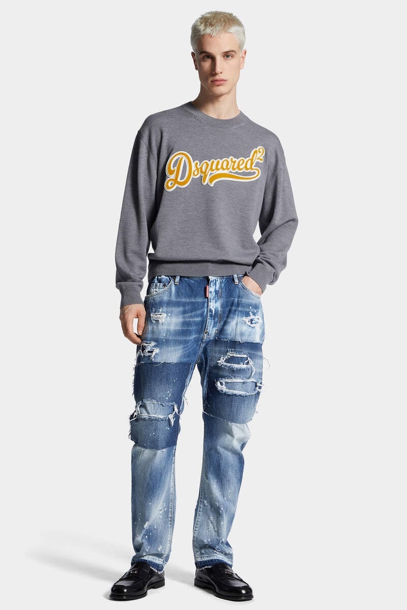 MEDIUM RIPPED WASH LONDON BRO JEANS - 3