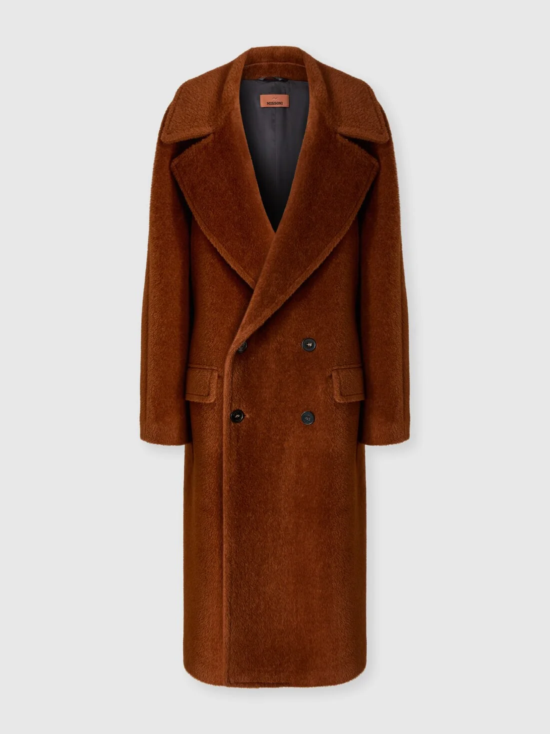 Oversized raglan wool coat - 1