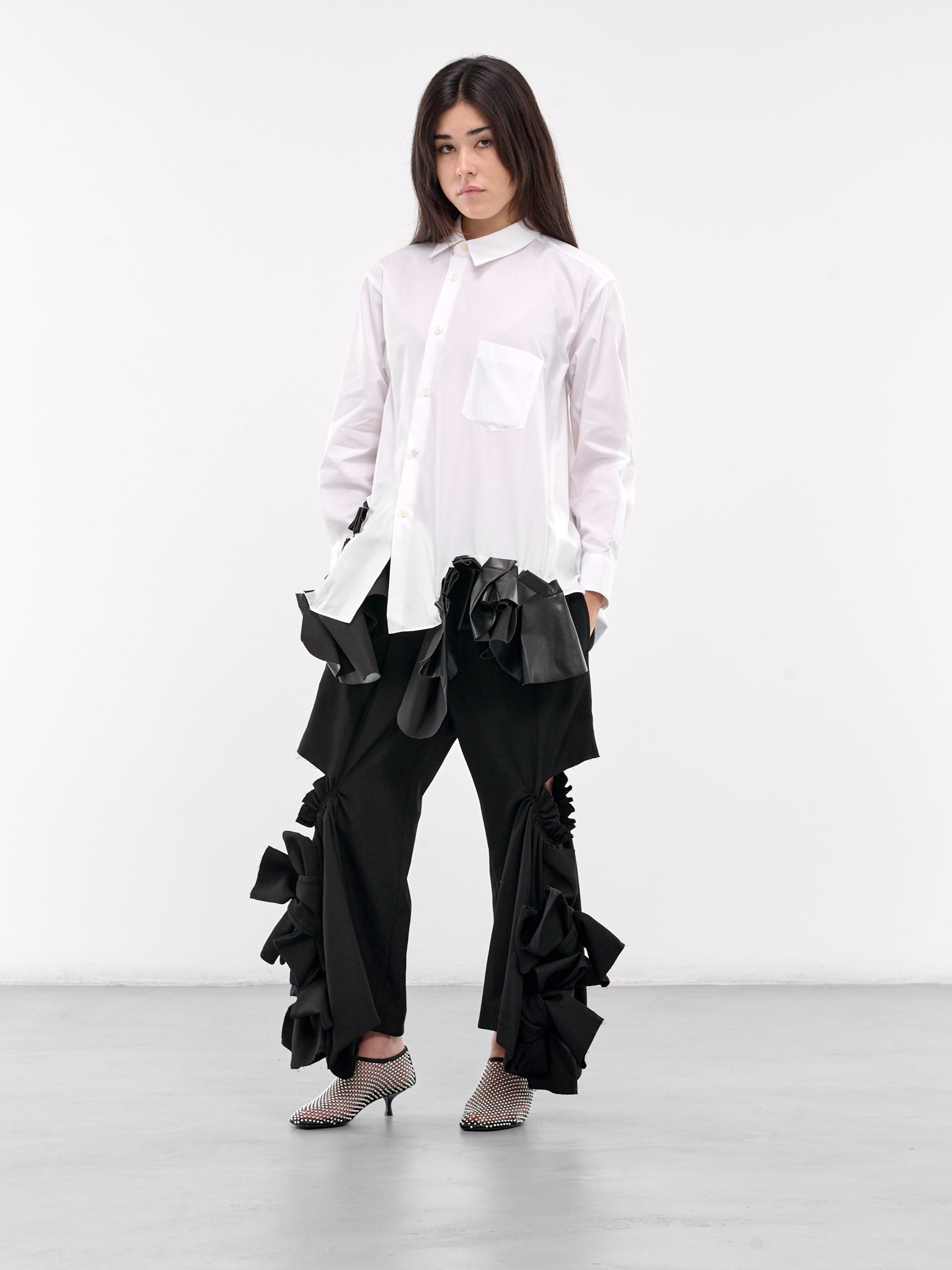 Deconstructed Draping Trousers - 6