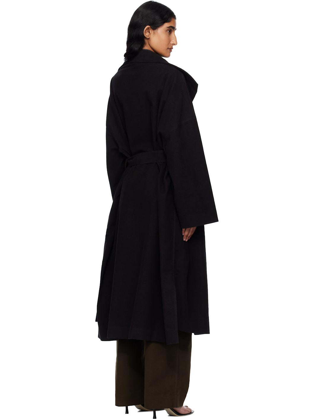 Black Grace Long Coat - 3