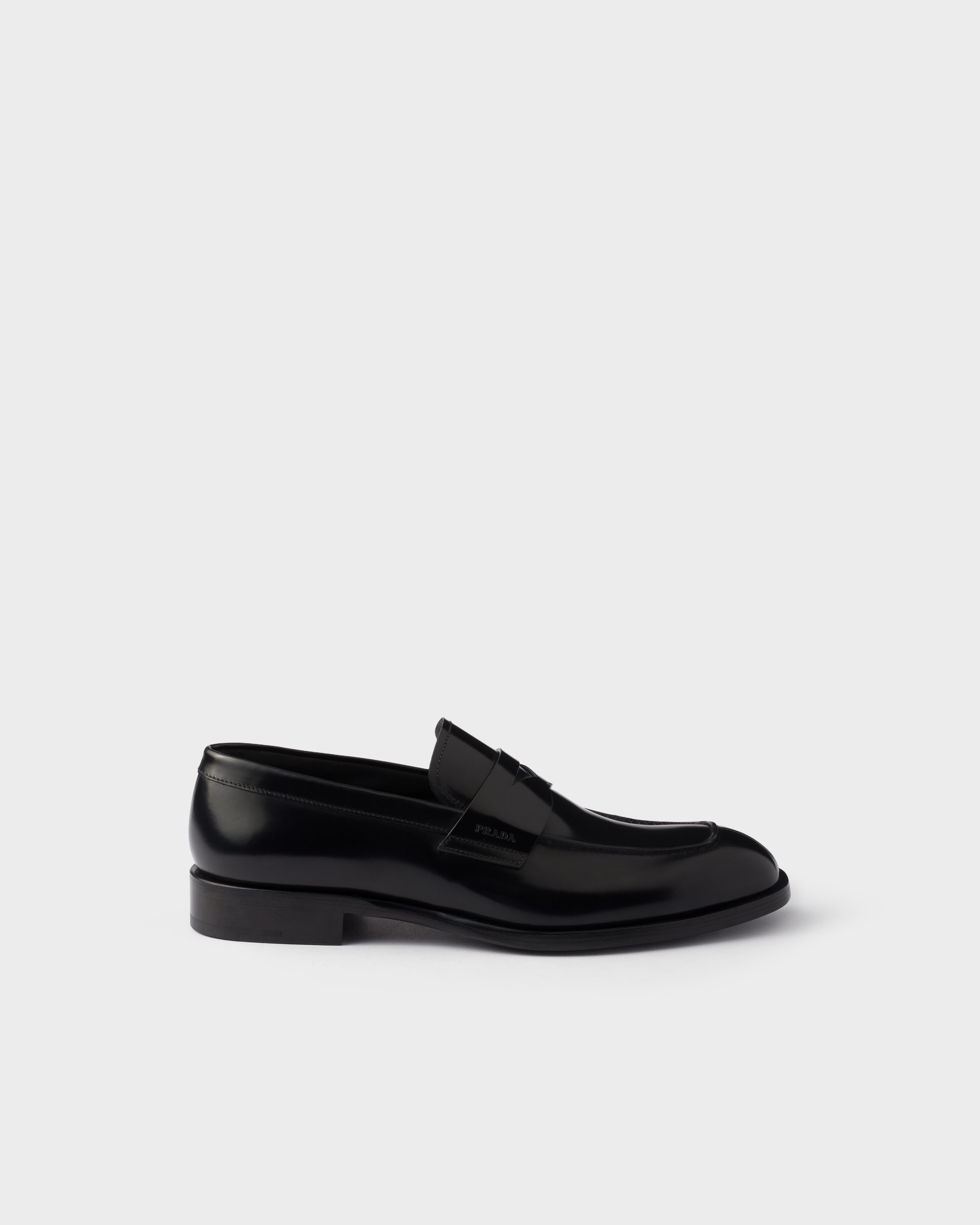 Brushed leather loafers - 2