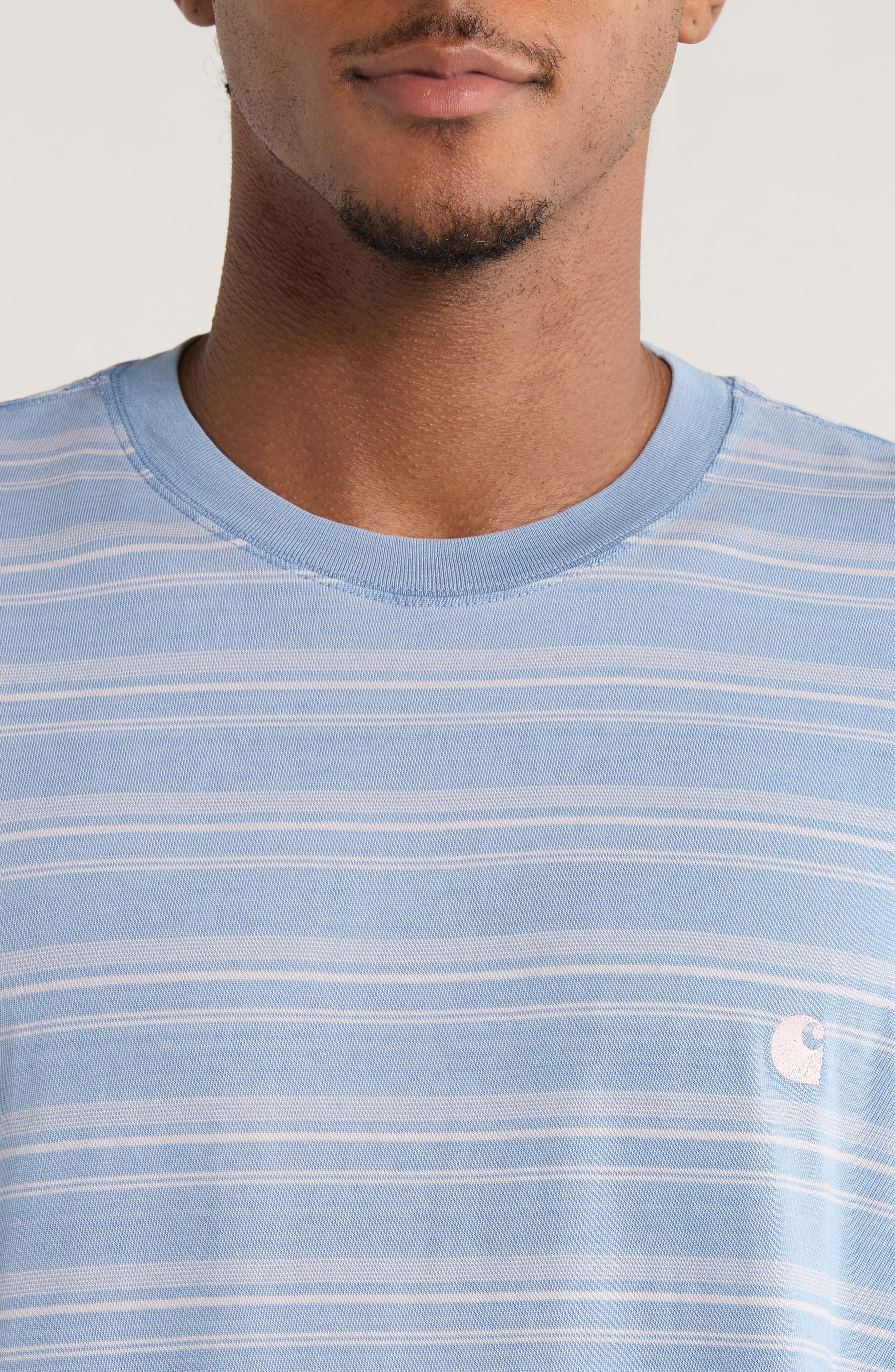 Carhartt Work In Progress Brodine Stripe T-Shirt in Brodine Stripe Sorrent at Nordstrom - 4