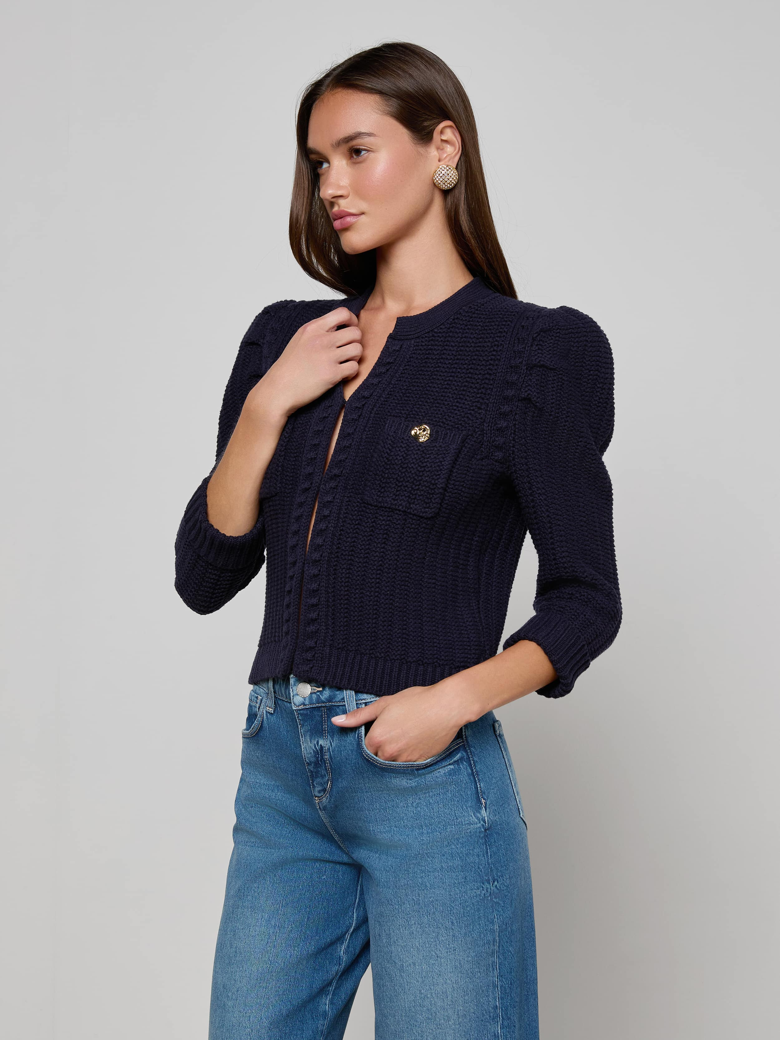 Delli Cropped Cardigan - 4
