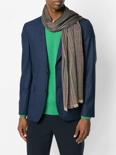 Paul Smith striped scarf outlook