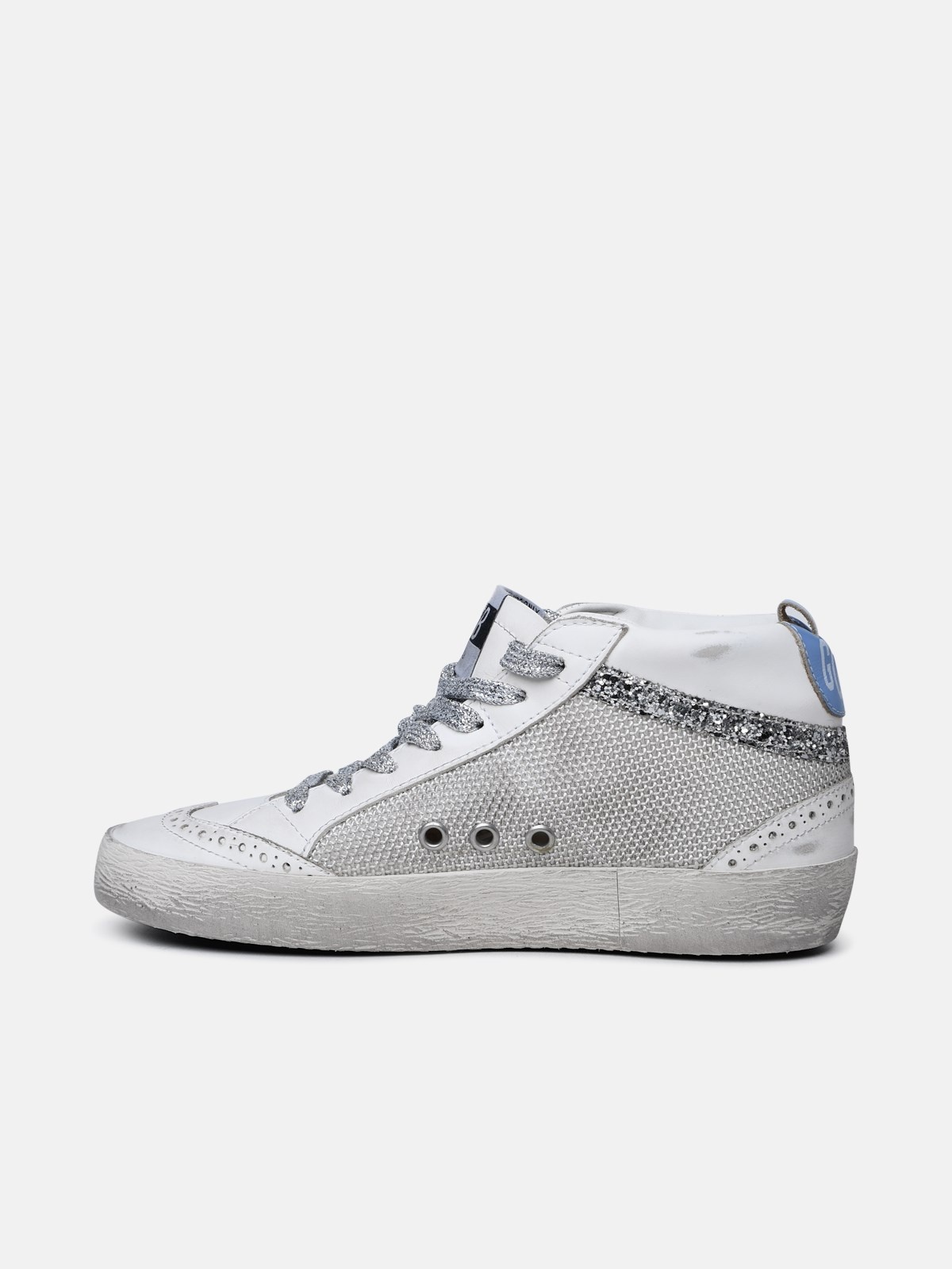 'MID-STAR CLASSIC' WHITE LEATHER SNEAKERS - 3