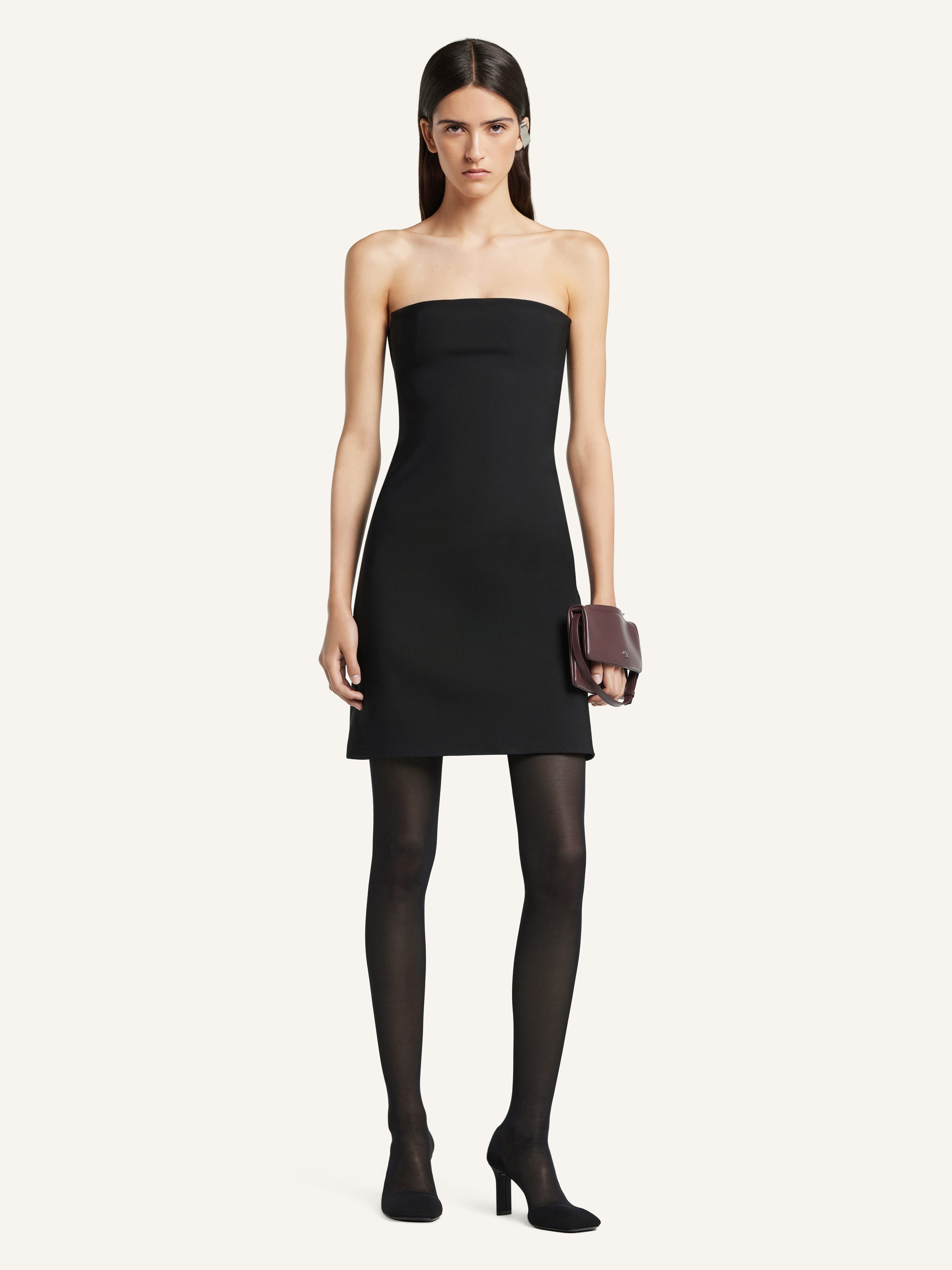 BUSTIER LINGERIE JERSEY DRESS - 2