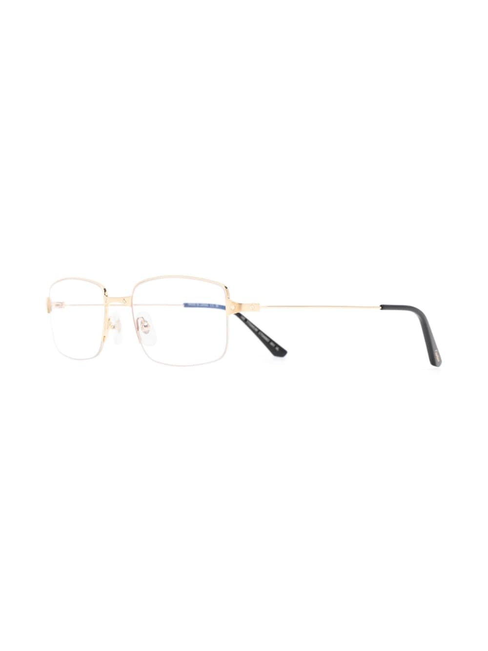 clear-lenses rectangle-framed glasses - 2