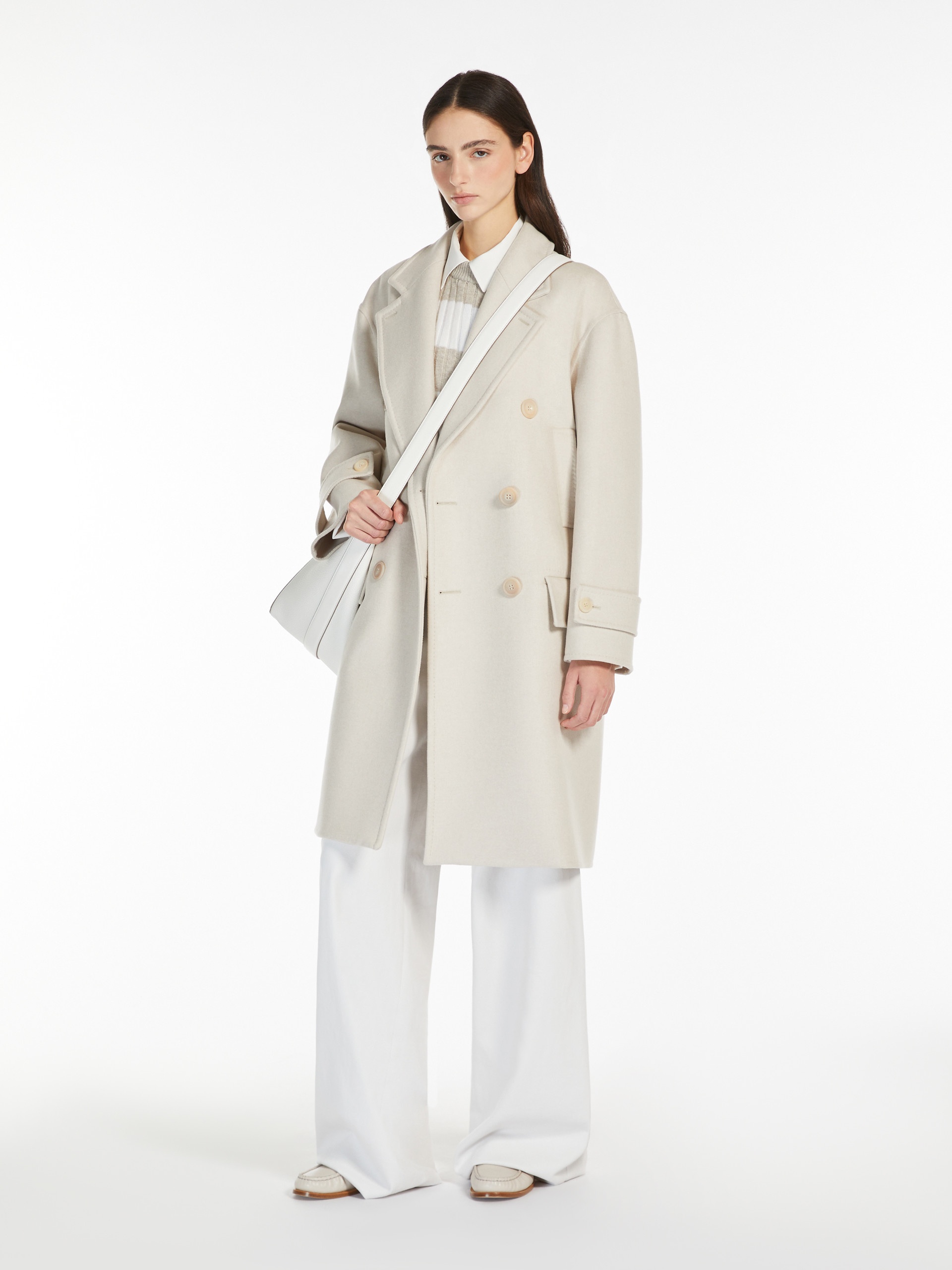 NOGARA Double-breasted wool and cashmere coat - 2