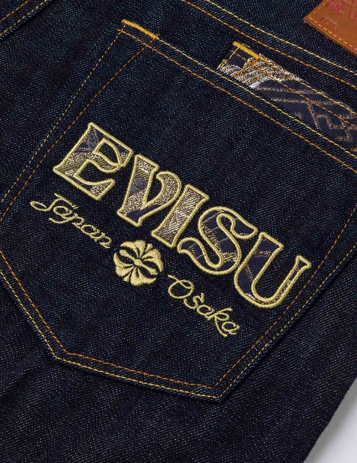 Seagull and Logo Brocade Appliqué Carrot Fit Jeans #2017 - 5
