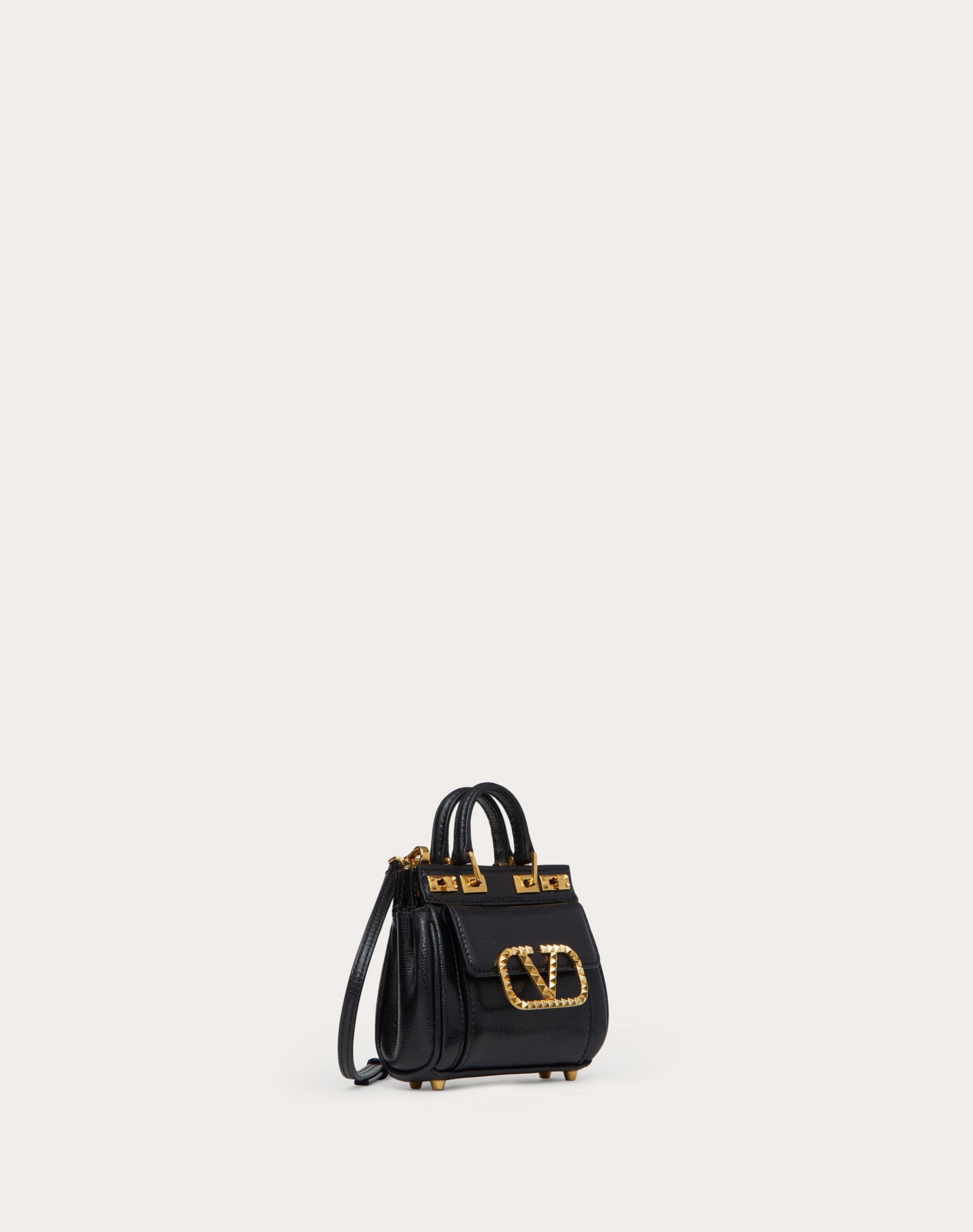 Micro Rockstud Alcove Bag in Grainy Calfskin - 2