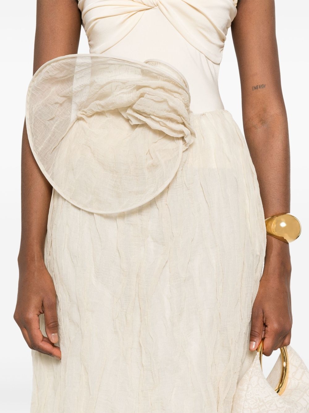 3D-detailed midi skirt - 5