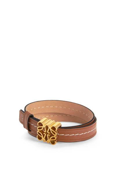 Loewe Anagram bracelet in calfskin outlook