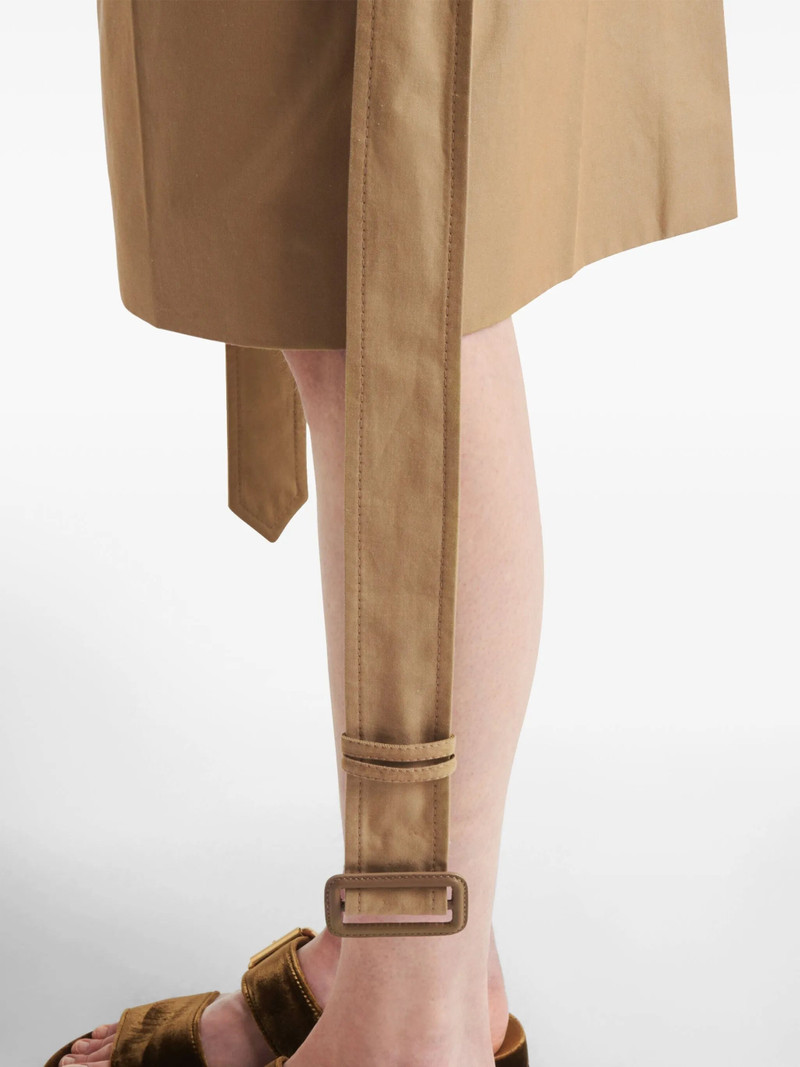 Prada Belted Cotton Pencil Skirt outlook