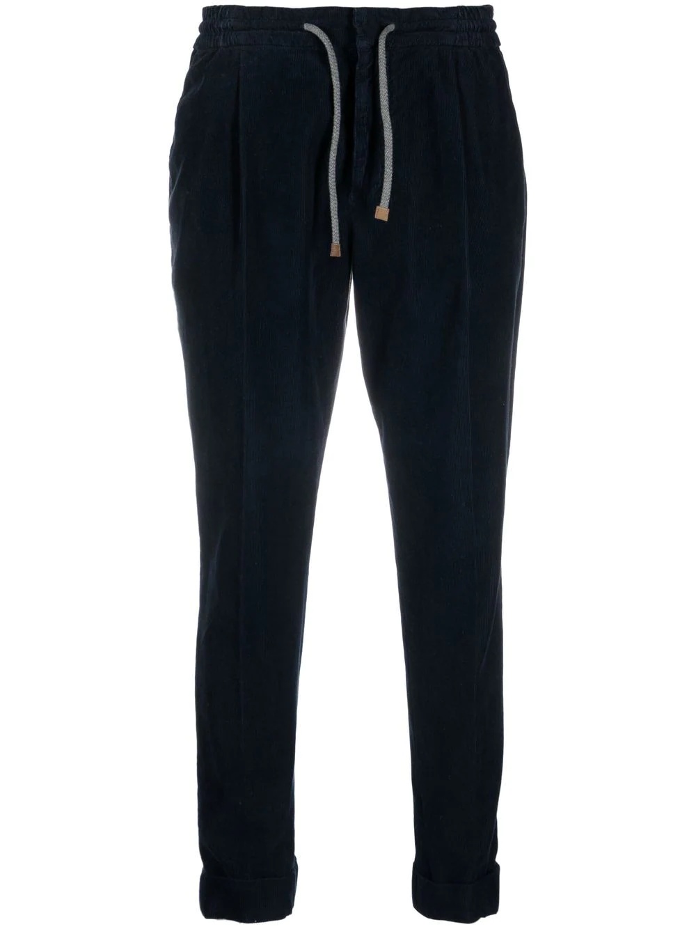 straight-leg corduroy trousers - 1