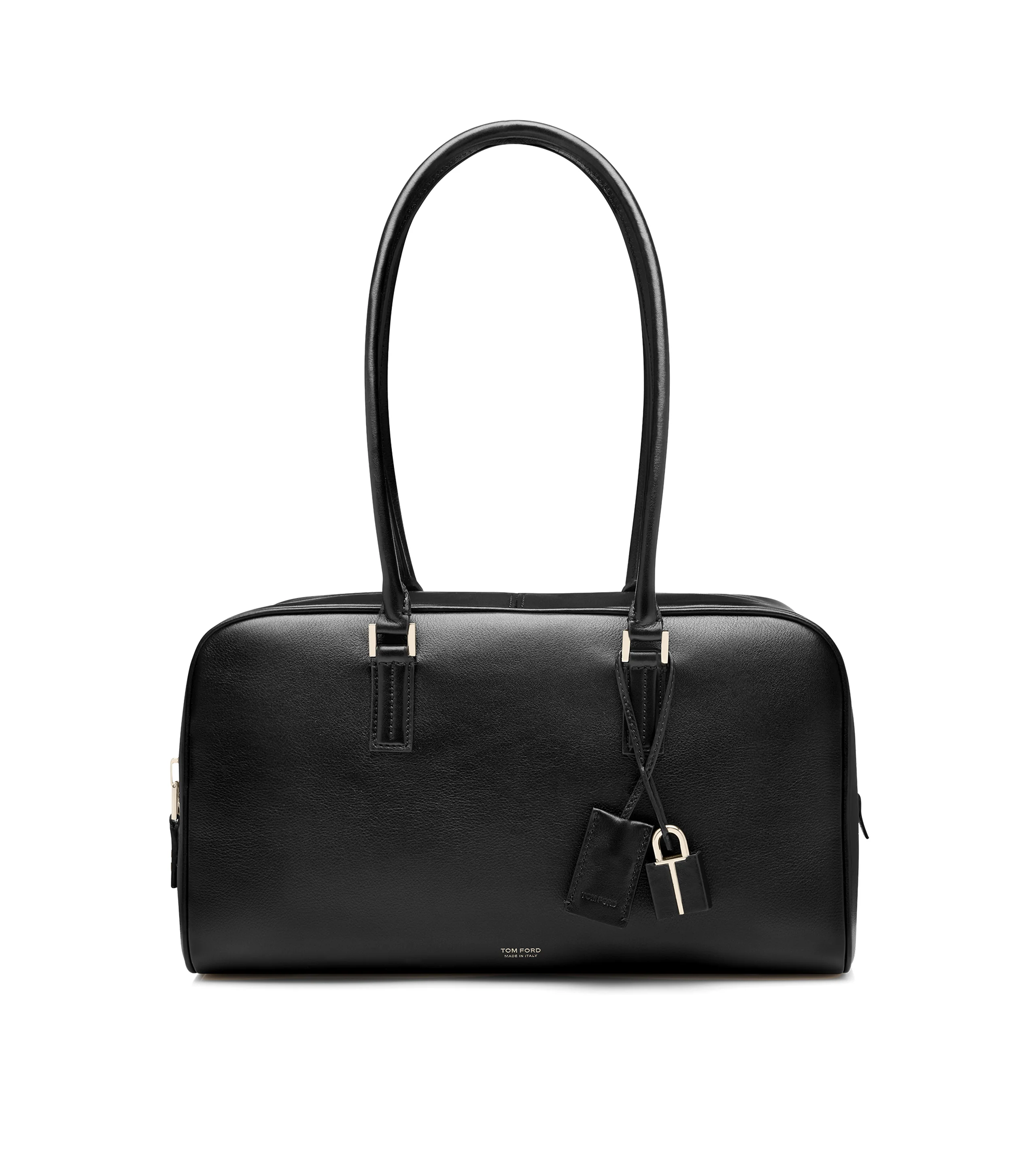 SUPPLE LEATHER ZIPPED SMALL STRYKE SHOULDER BAG - 1