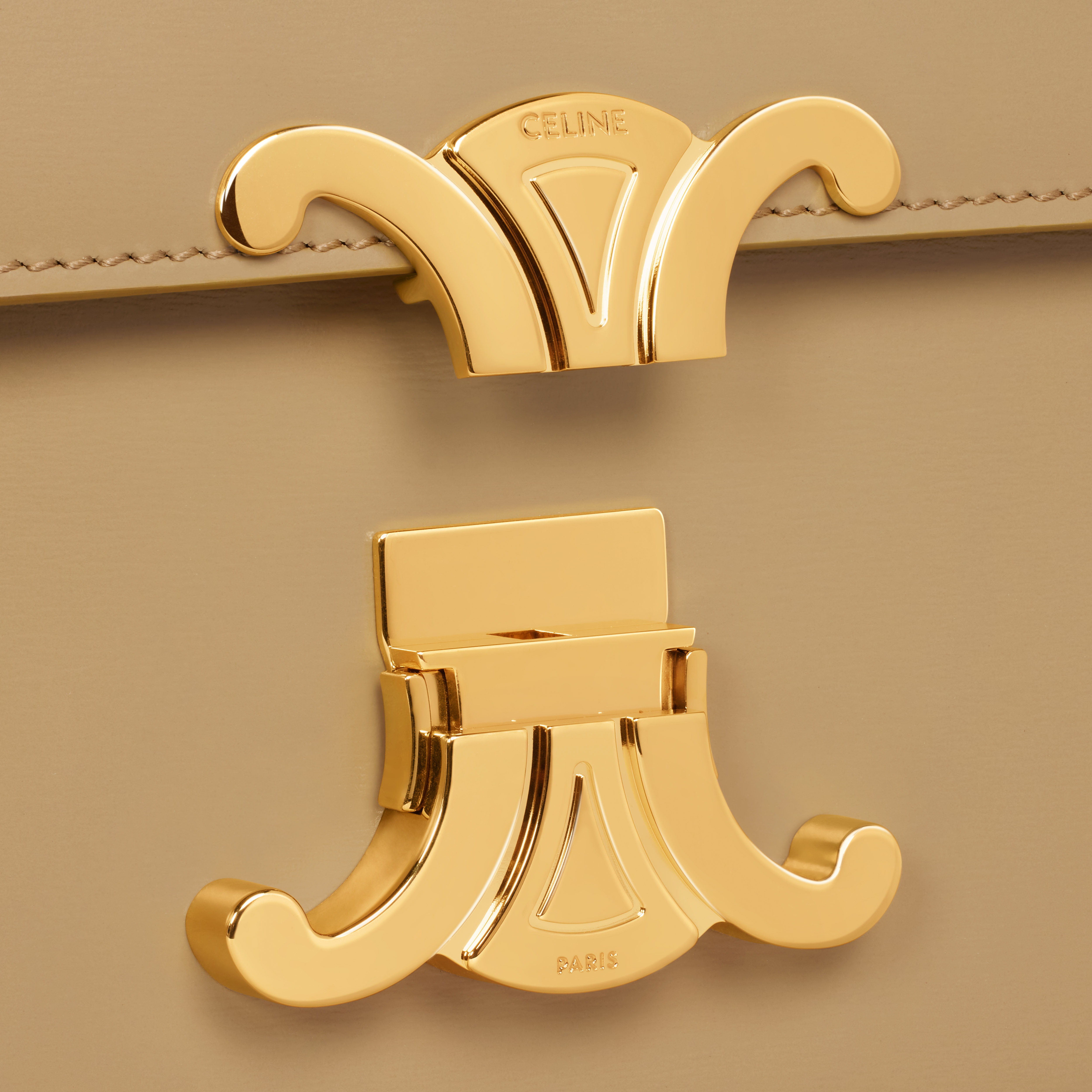 Teen Triomphe Bag in shiny calfskin - 5