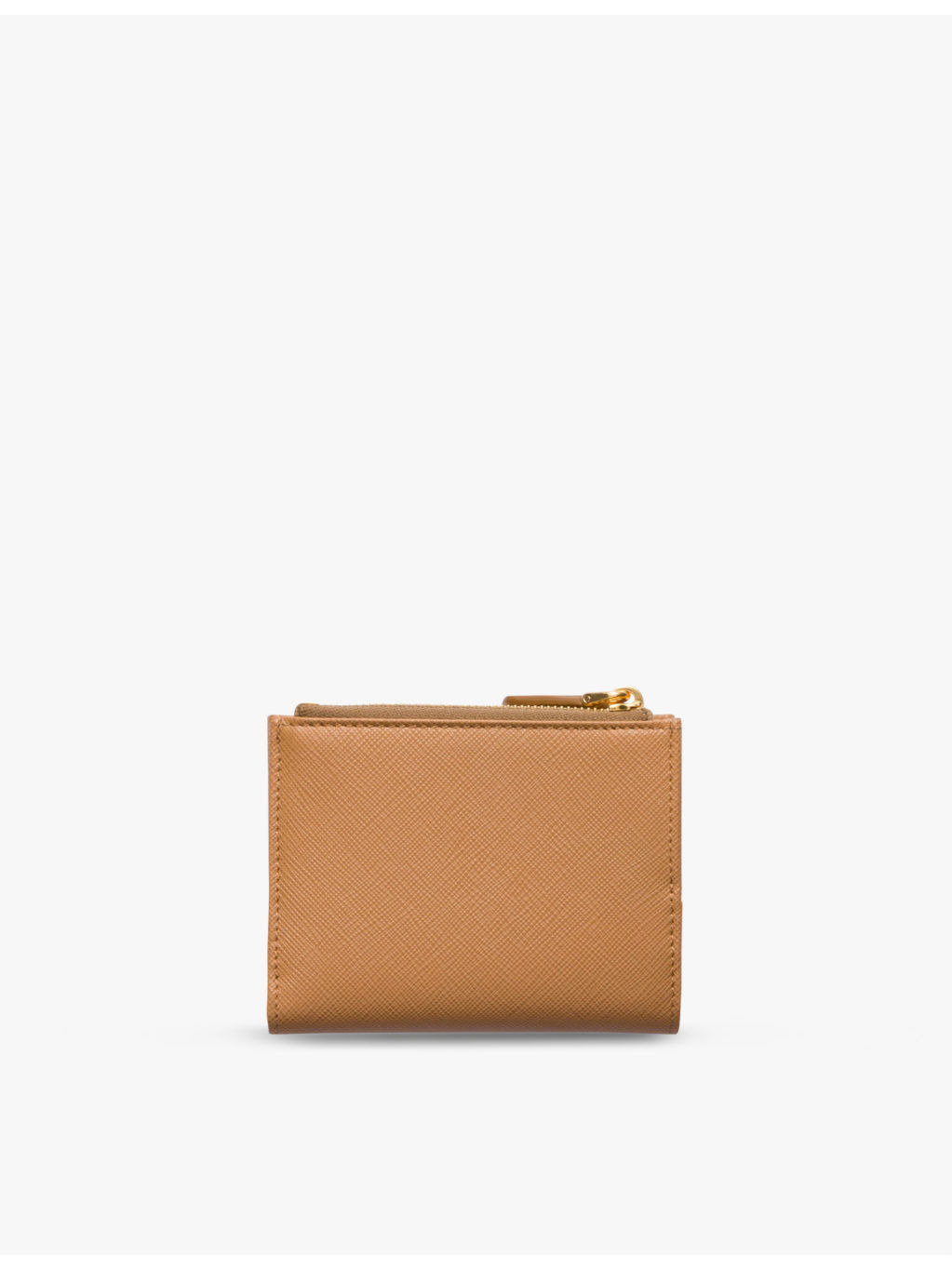 Brand-plaque small saffiano leather wallet - 3