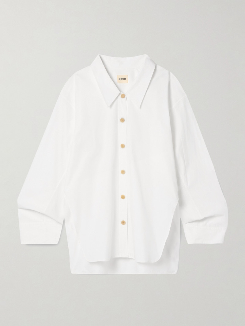 Herschel Oversized Cotton-poplin Shirt 1