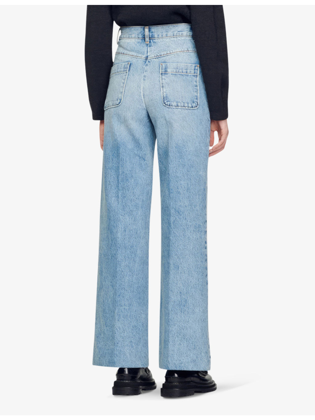 Oslo high-rise wide-leg jeans - 4