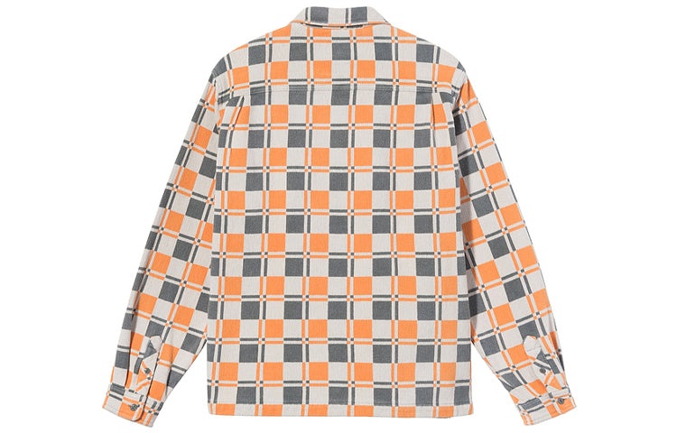 Stussy Brent Plaid L/S Shirt 'Tan' 110199 - 2