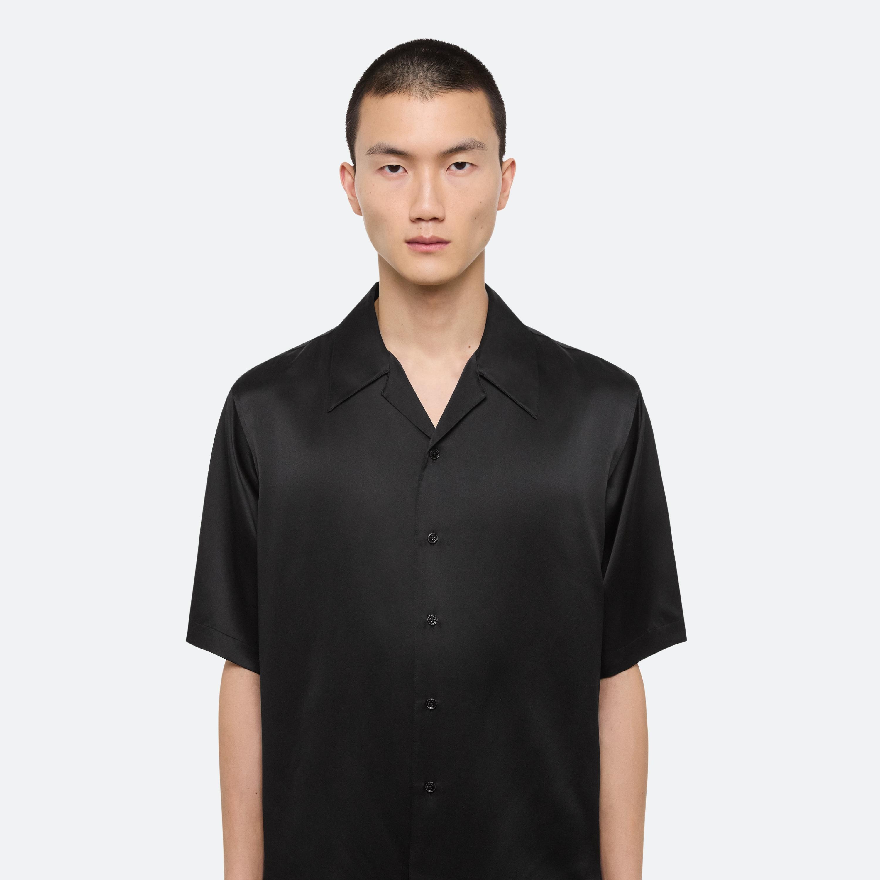 BOXY SILK SHIRT - 6