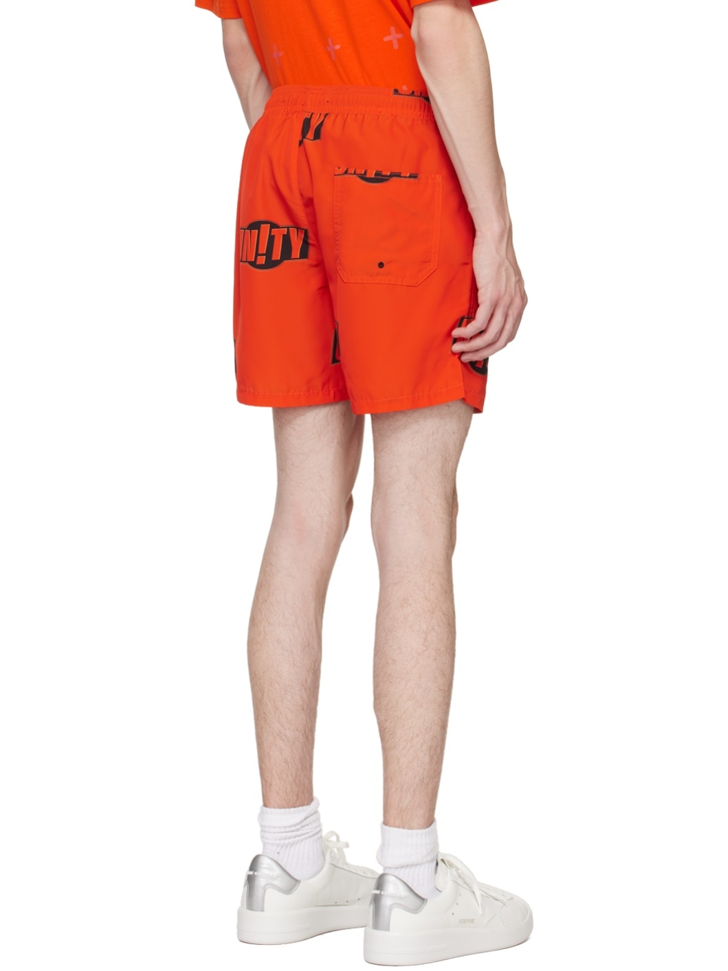 Orange 'Unity' Shorts - 3