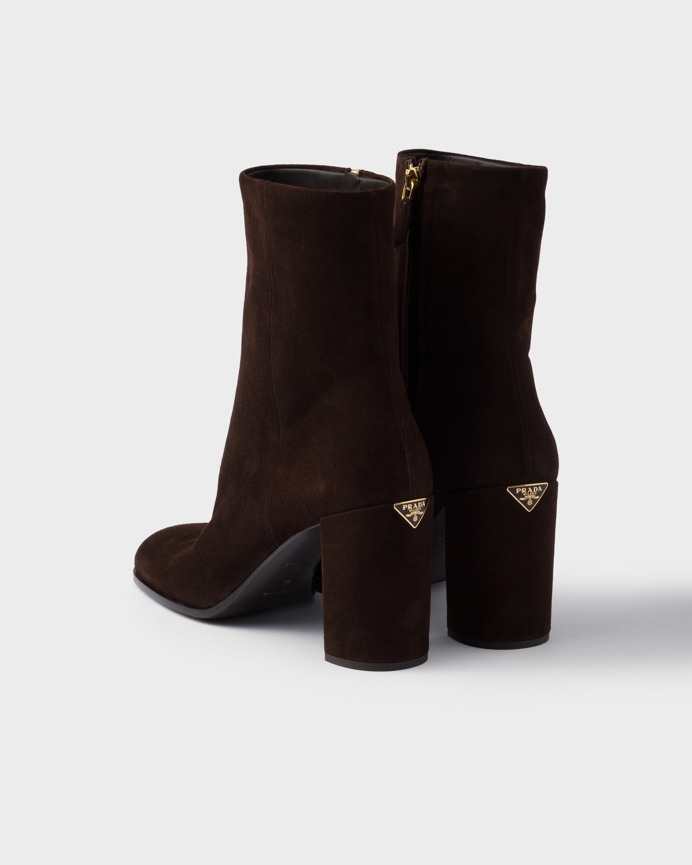 Suede booties - 4