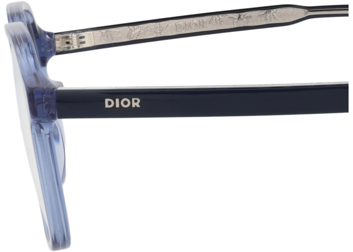 Dior Square-Frame Acetate Optical Frames Blue Blue Transparent (DM50055I-53-092) - 4