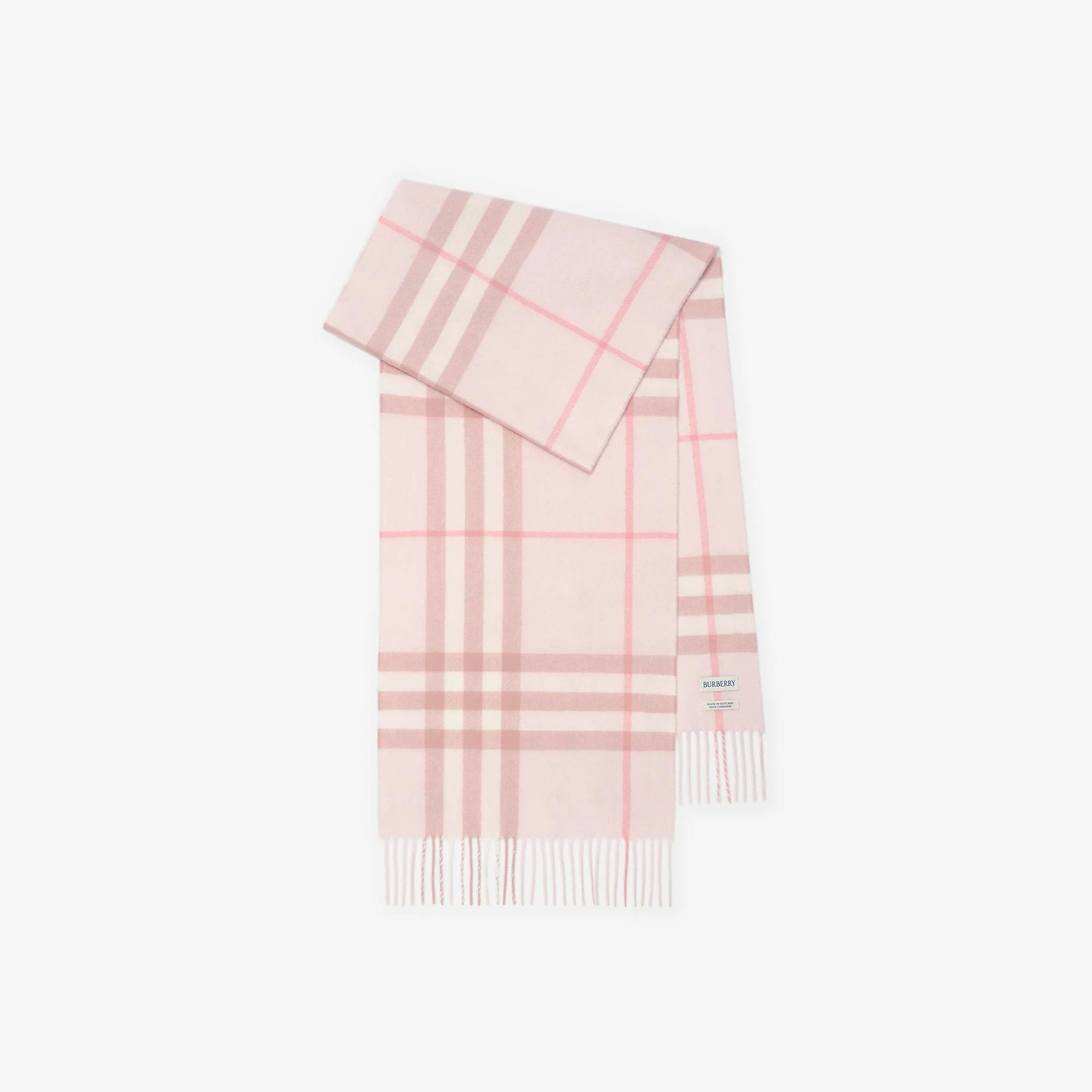 Check Cashmere Scarf - 1
