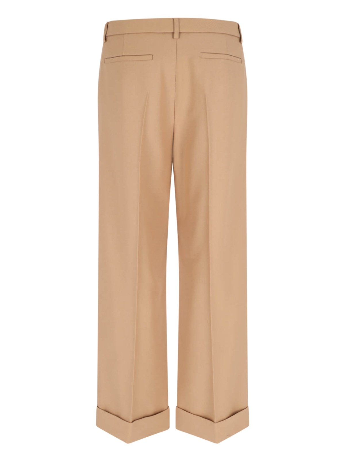 VIRGIN WOOL STRAIGHT PANTS - 2