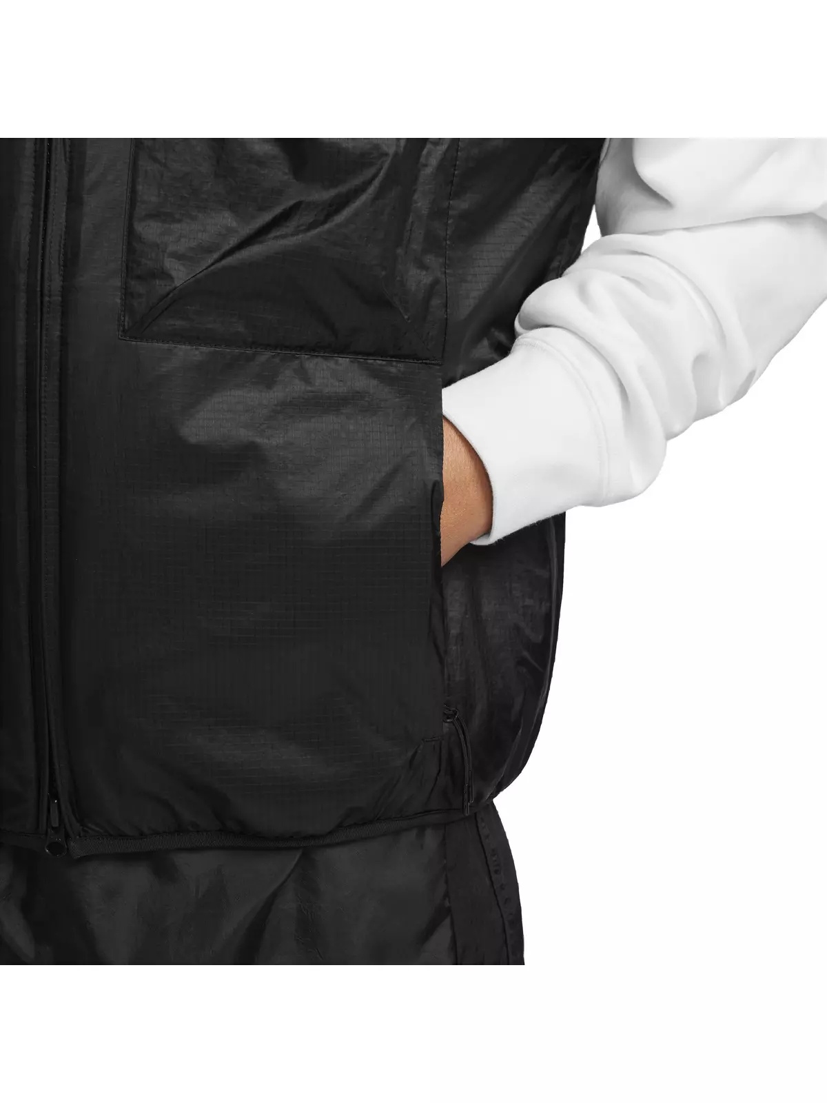 Men's Tech Fleece Utility Vest - Black - 4
