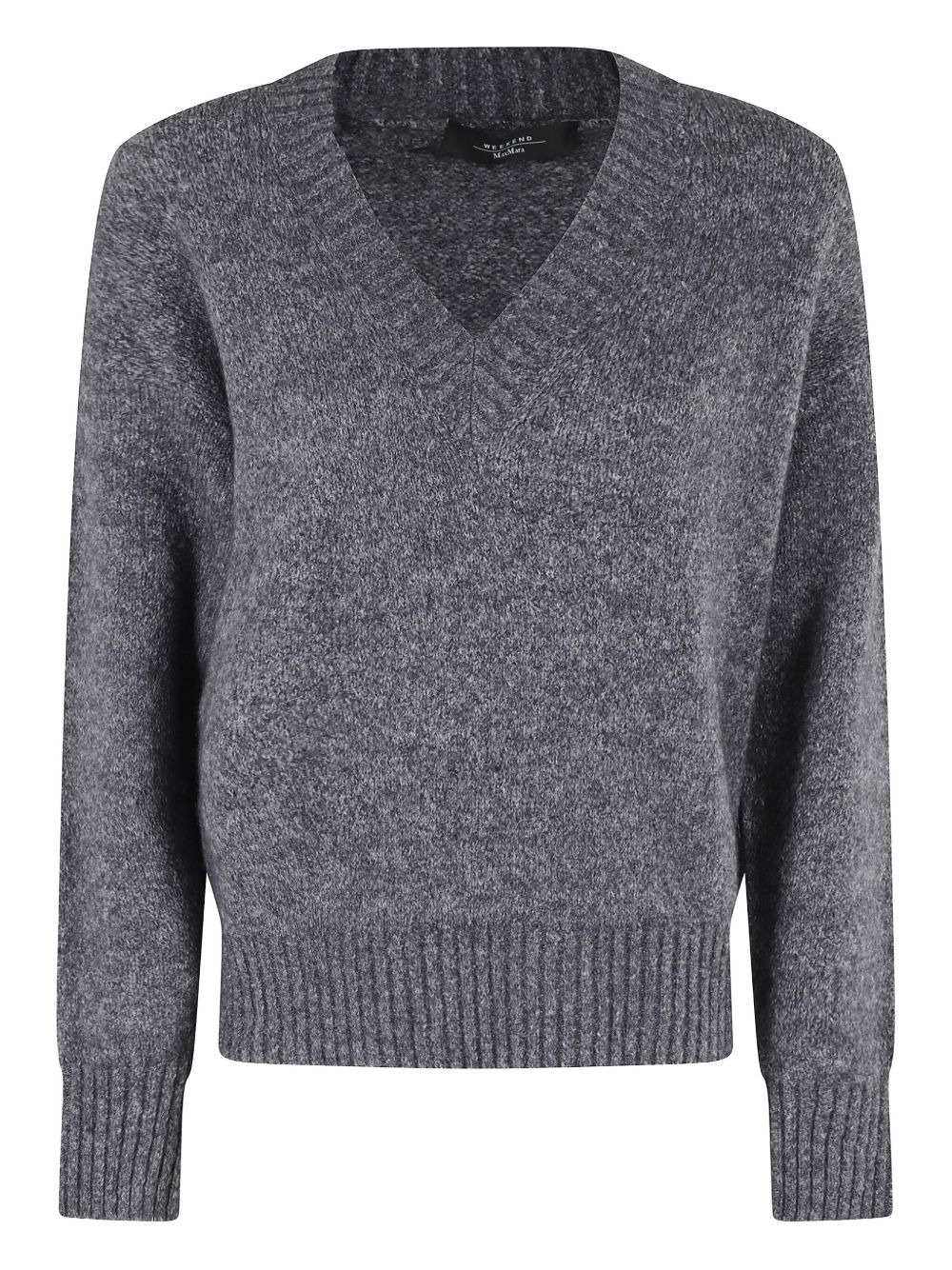 V-neck wool sweater - 1
