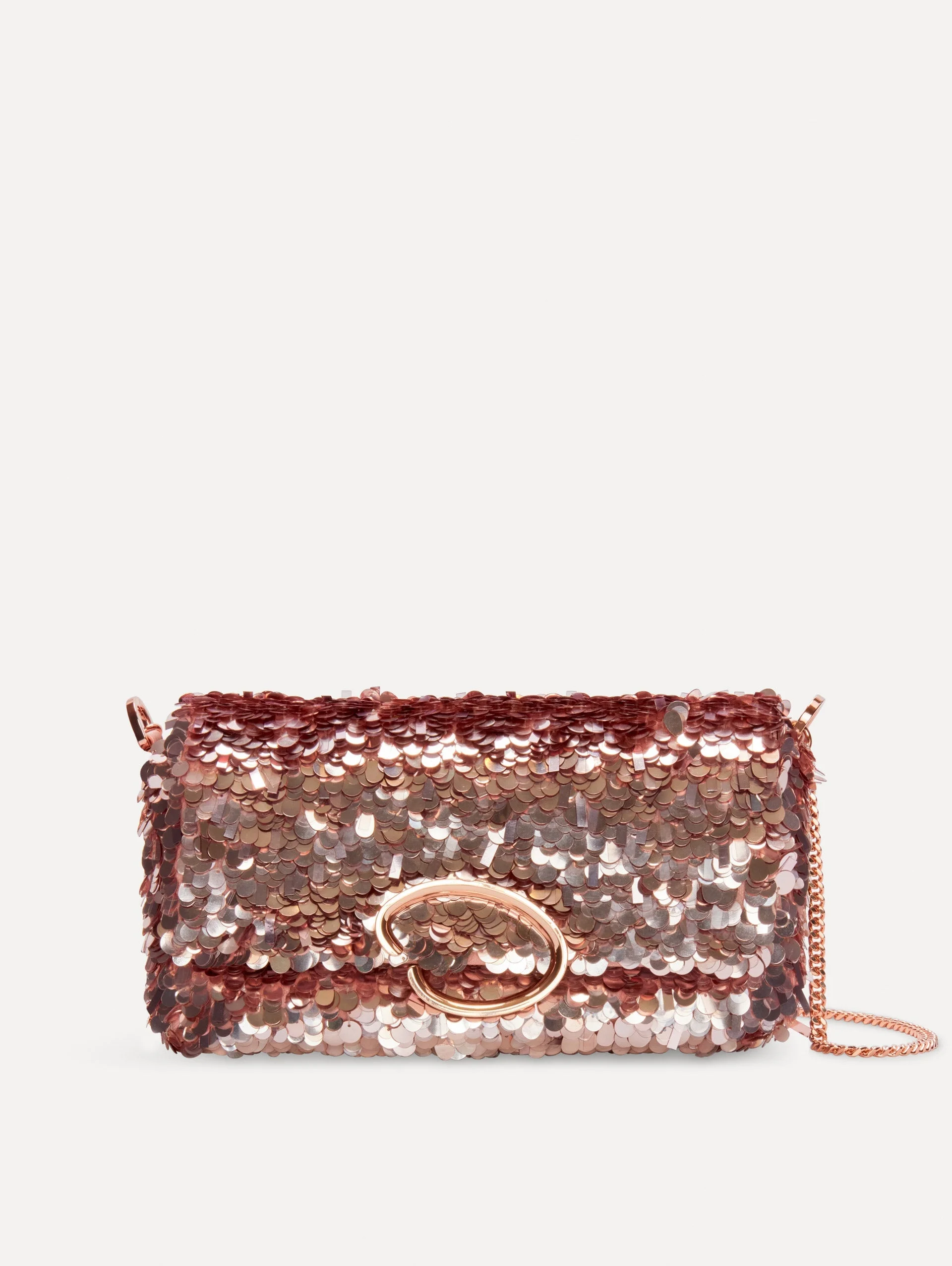 SEQUIN EMBROIDERED SHOULDER BAG - 1