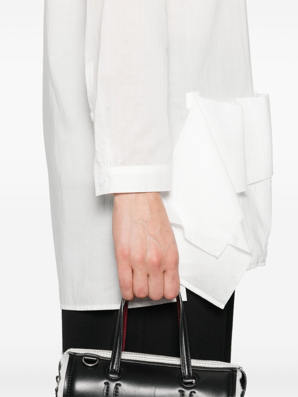 panel-appliquÃ© cotton shirt - 5