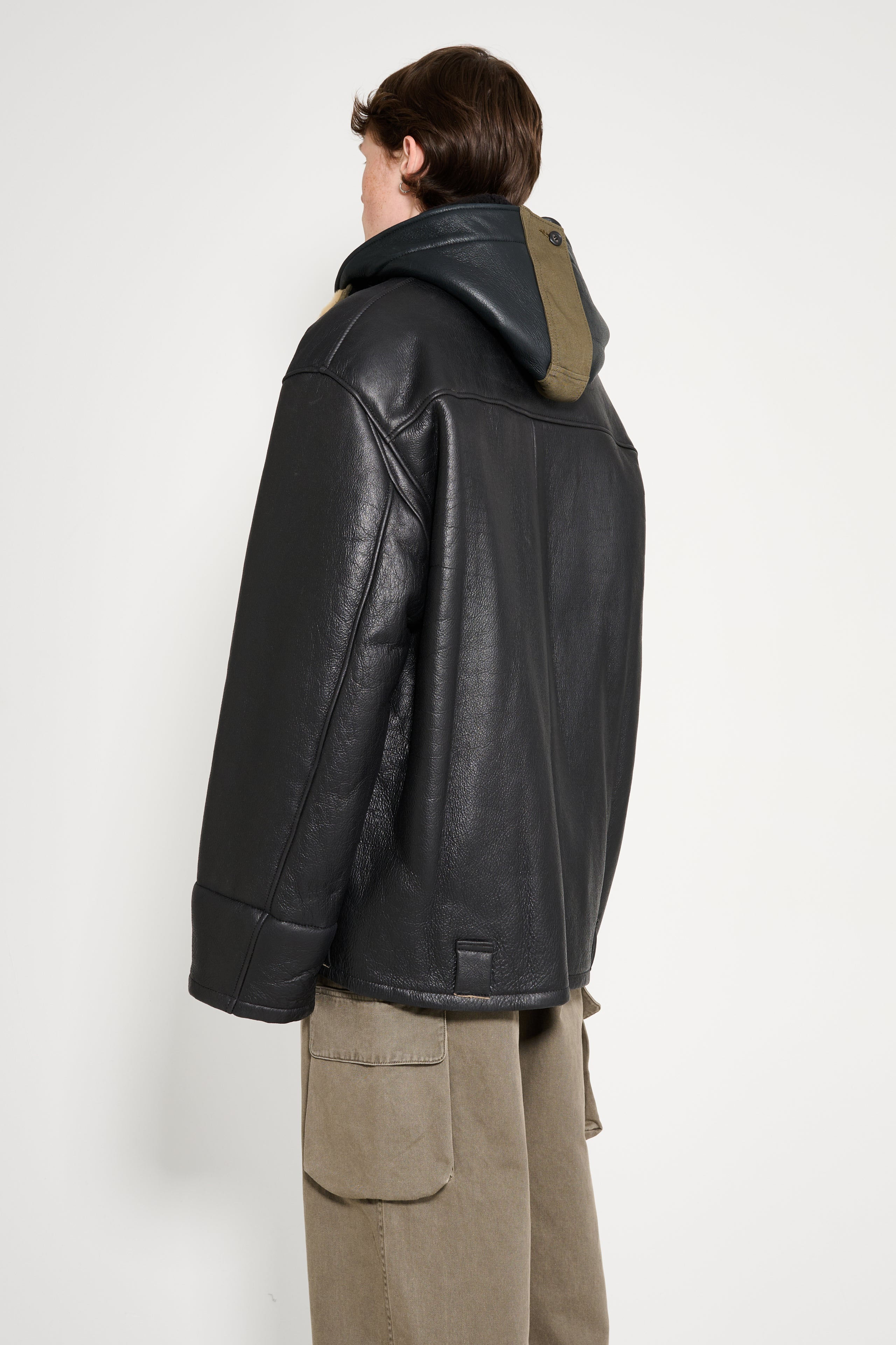 OUR LEGACY BLIZZARD JACKET NATURAL AVIATOR SHEARLING - 2