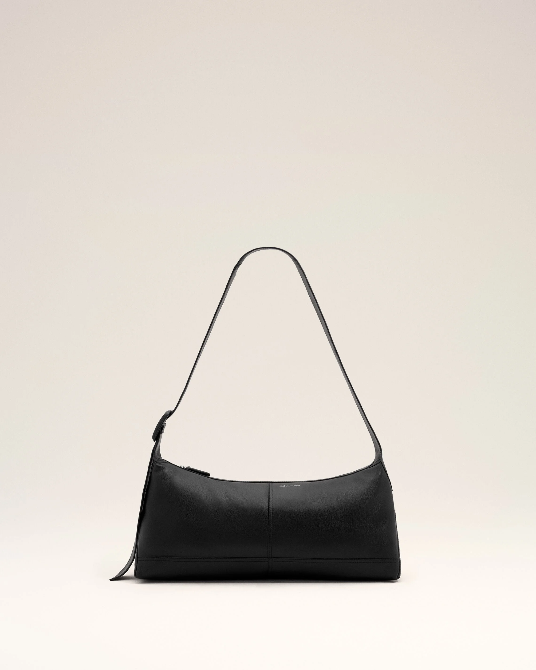 SMALL BLACK TAURILLON LEATHER ETIENNE CROSSBODY BAG - 1