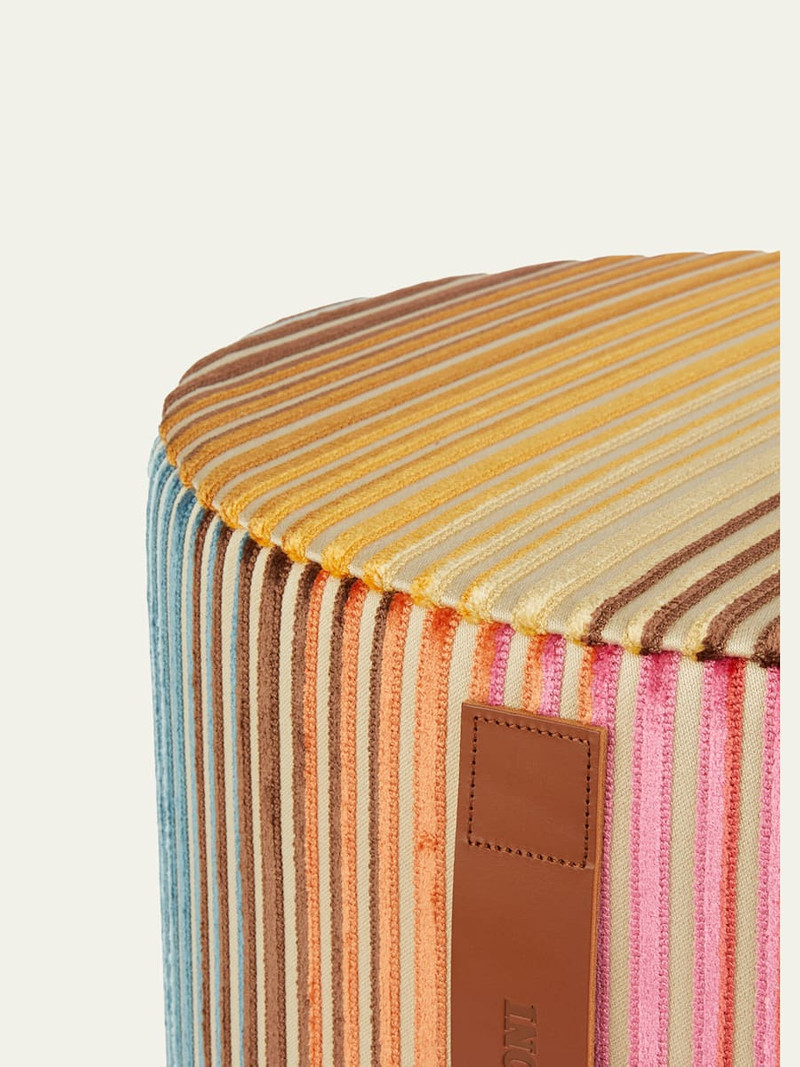 Missoni Jacaranda Cylinder Pouf outlook