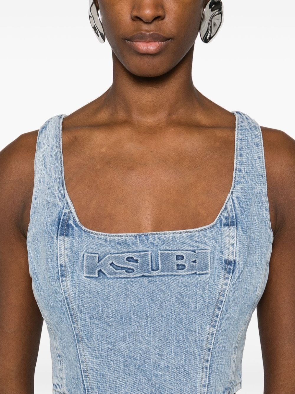 Obscura Bustier Authentik denim top - 5