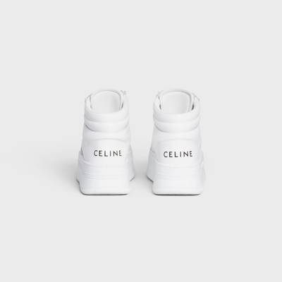 CELINE MID BLOCK SNEAKERS WITH VELCRO AND WEDGE in CALFSKIN outlook