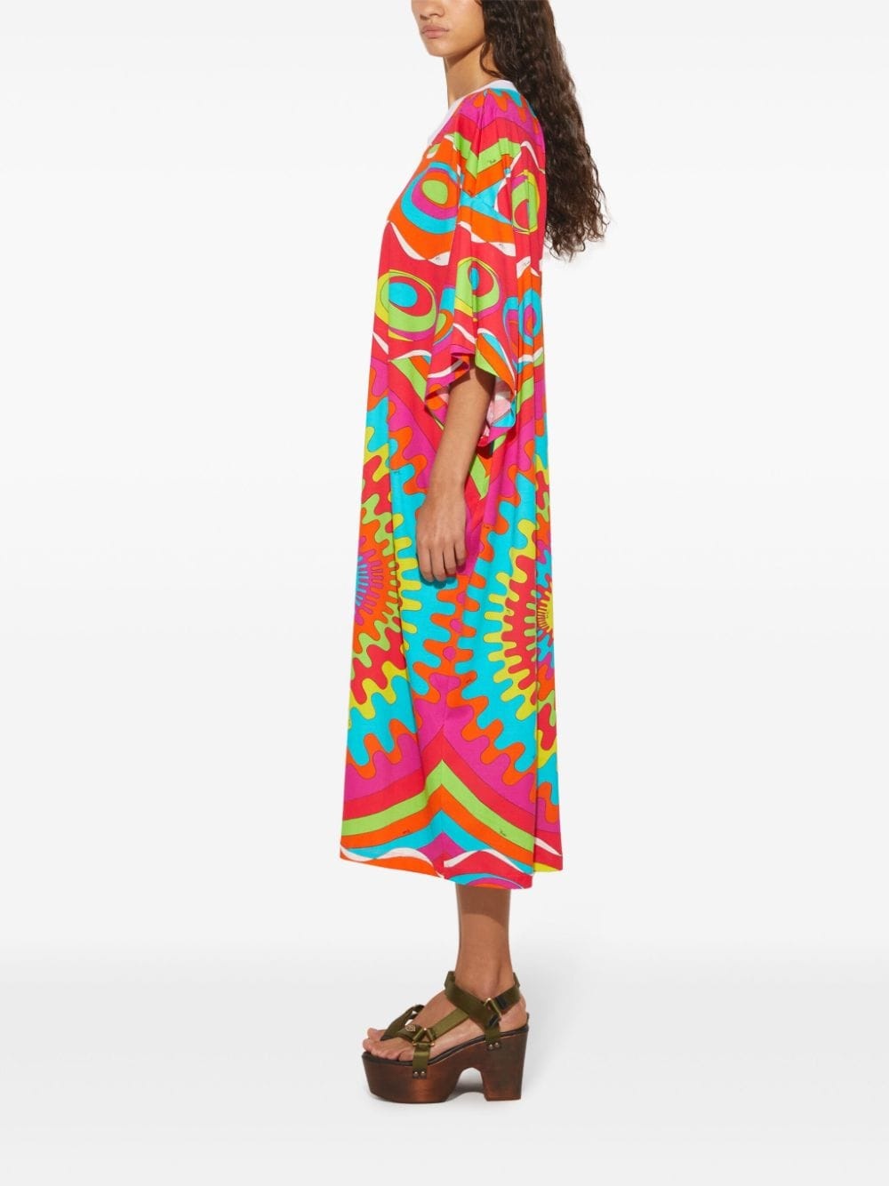 Bersaglio-print T-shirt maxidress - 3